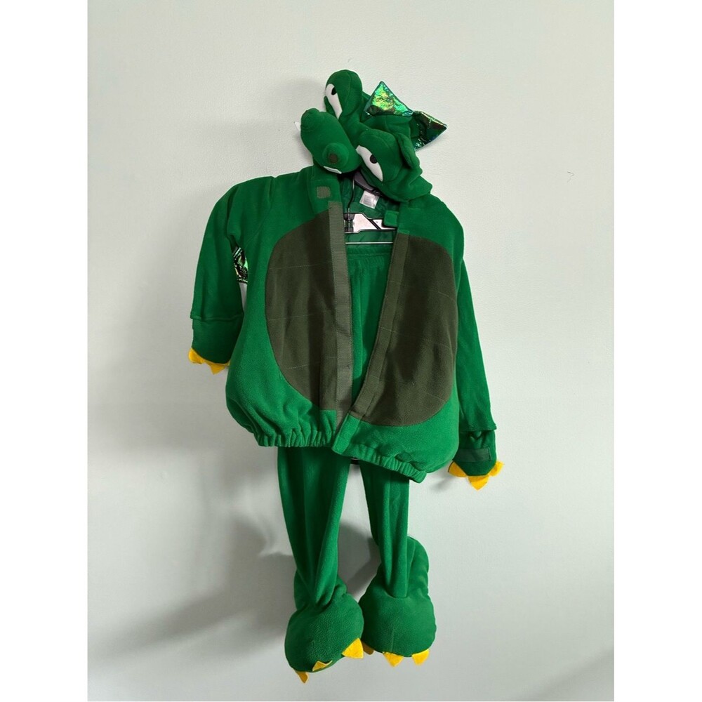 Halloween Green Winged Dragon Costume Boy's Toddler Kids Old Navy 4T-5T 2 piece